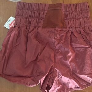FP Movement by Free People Red Ruched Skirt